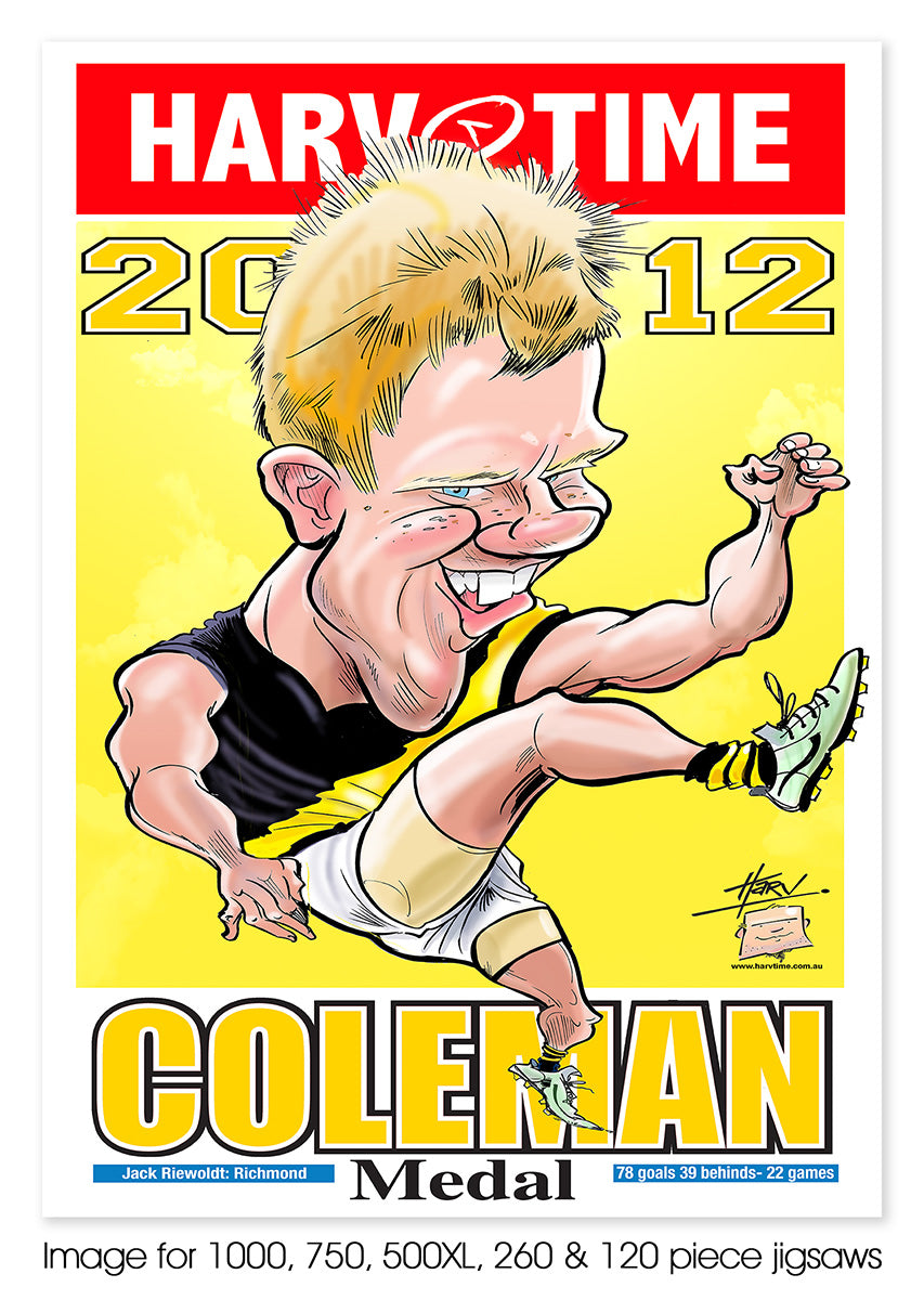 Jack Riewoldt 2012 Coleman Medal Jigsaw Gallery