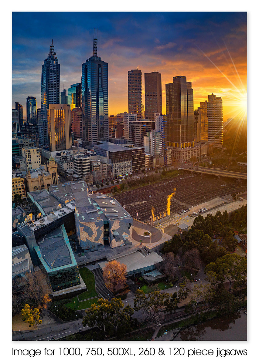 Federation Square Sunrise, Melbourne VIC