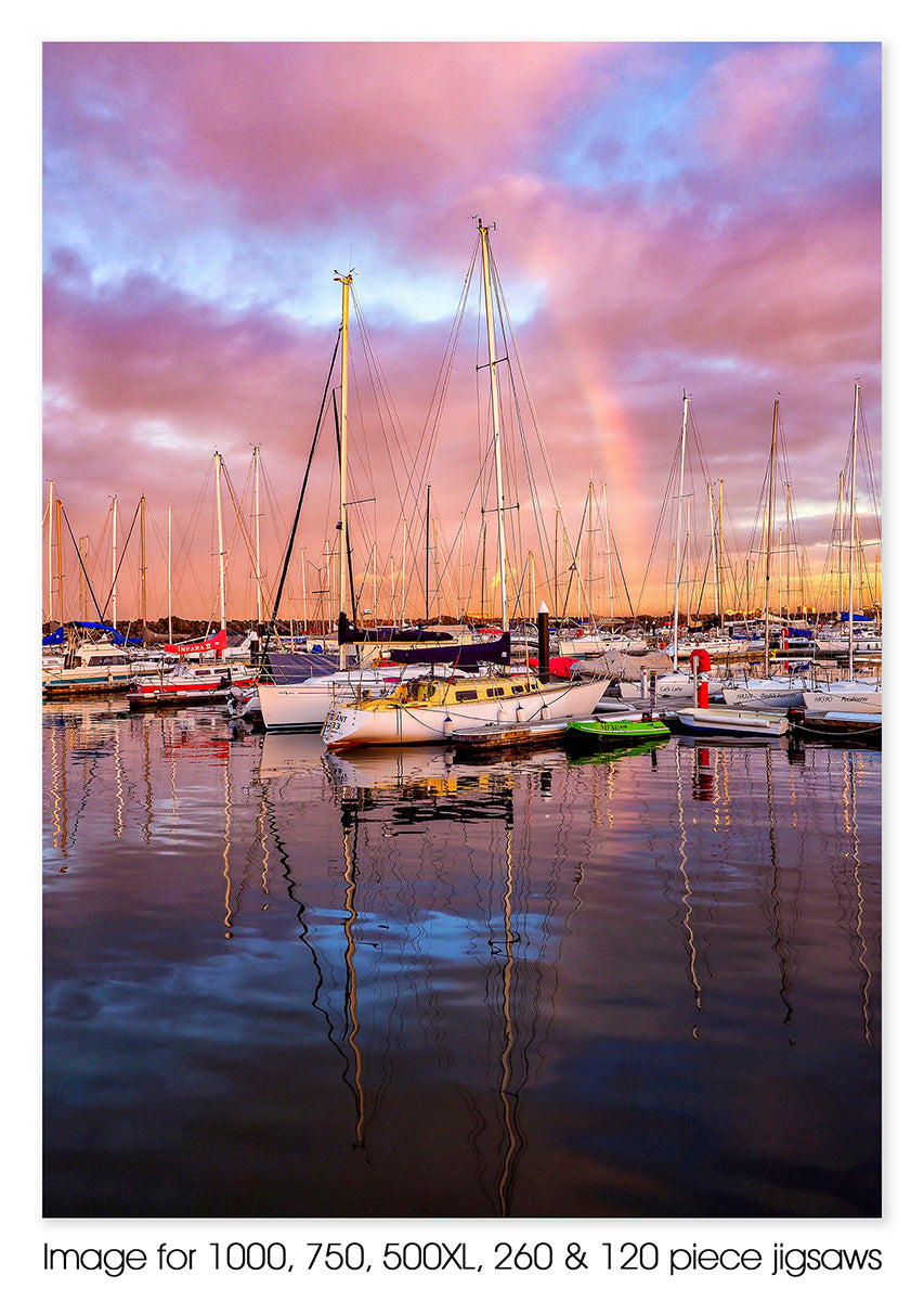 Sail boats at St Kilda Marina, Melbourne VIC – Jigsaw Gallery