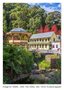 1896 Brass Band Rotunda and Star Hotel Walhalla