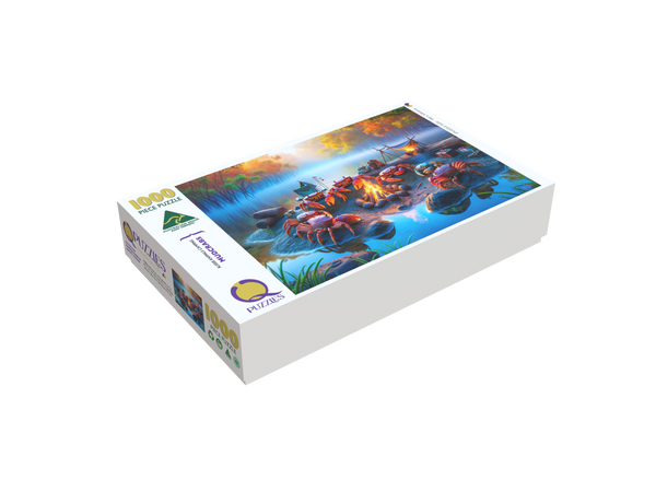 Aussie Animals Camping - Mudcrabs (Landscape)