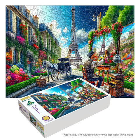 Painting The Eiffel (Landscape)