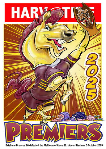 Brisbane Broncos - 2025 Premiers