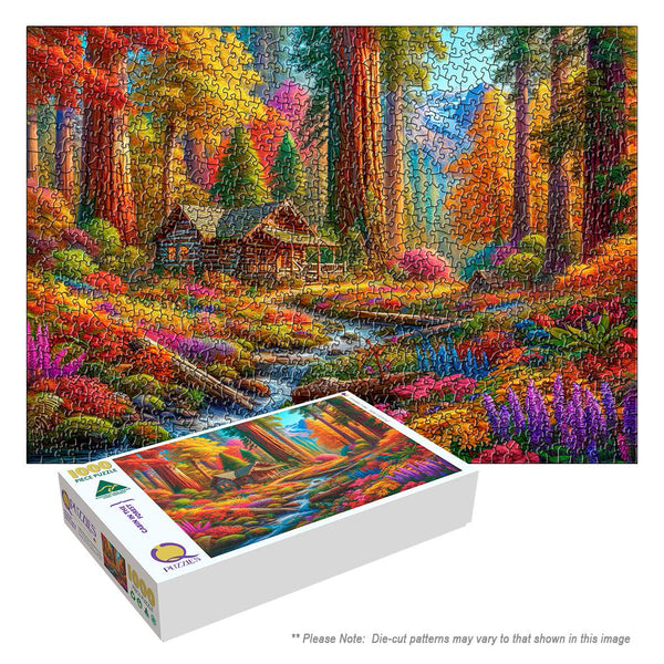 Cabin in the Forest (Landscape)