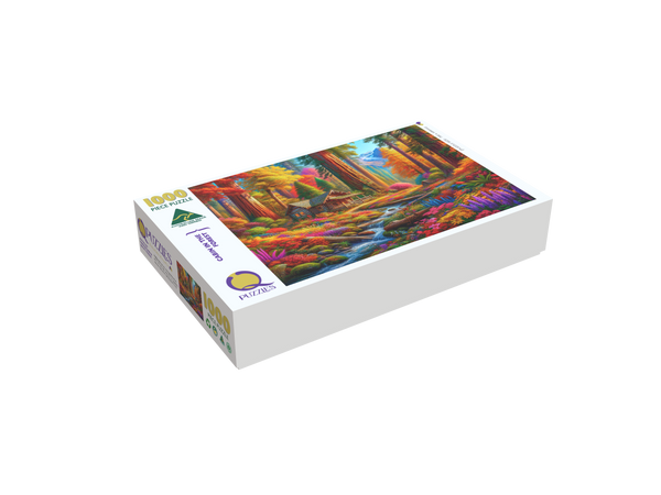 Cabin in the Forest (Landscape)