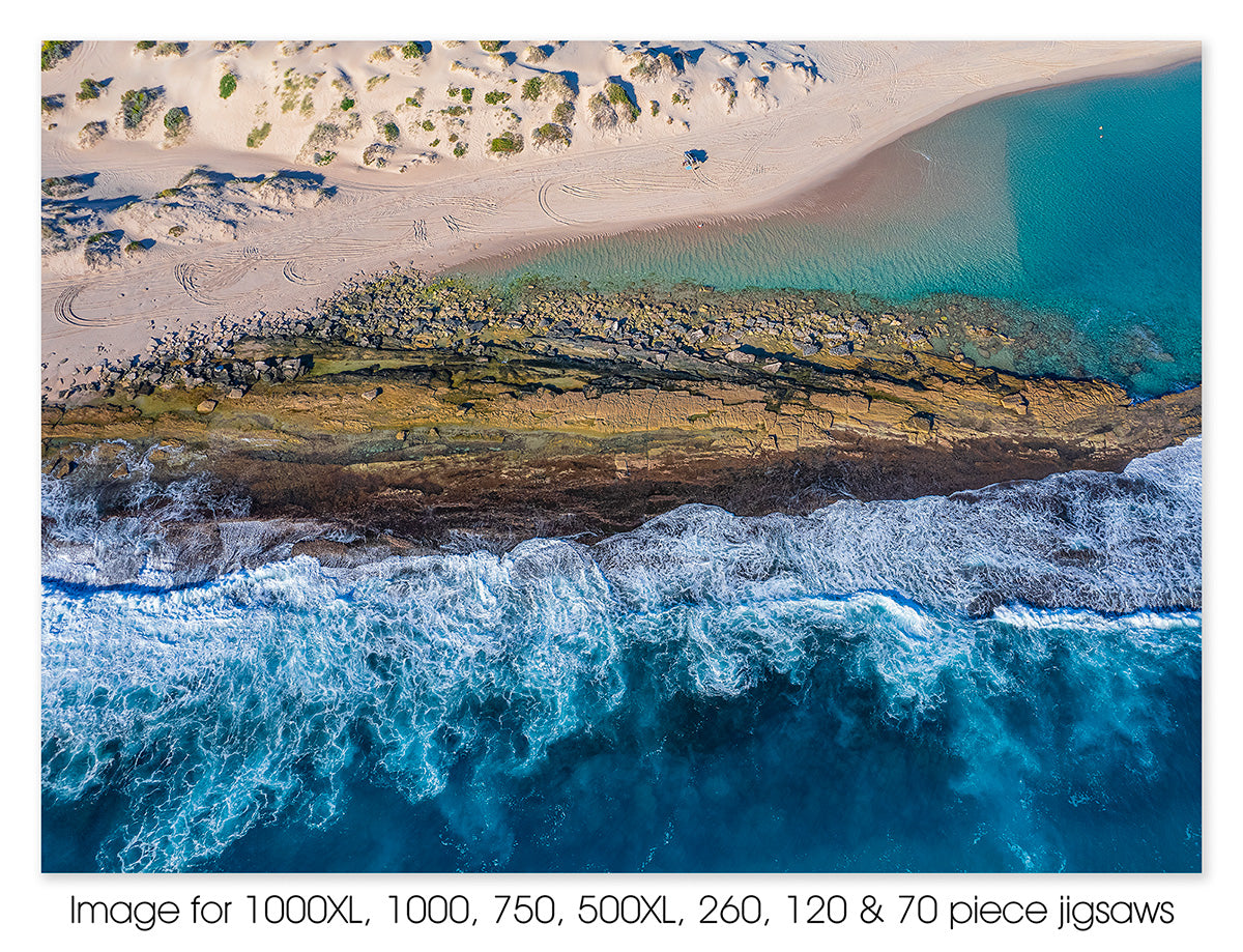 Lucky Bay - Kalbarri Top Down, WA – Jigsaw Gallery