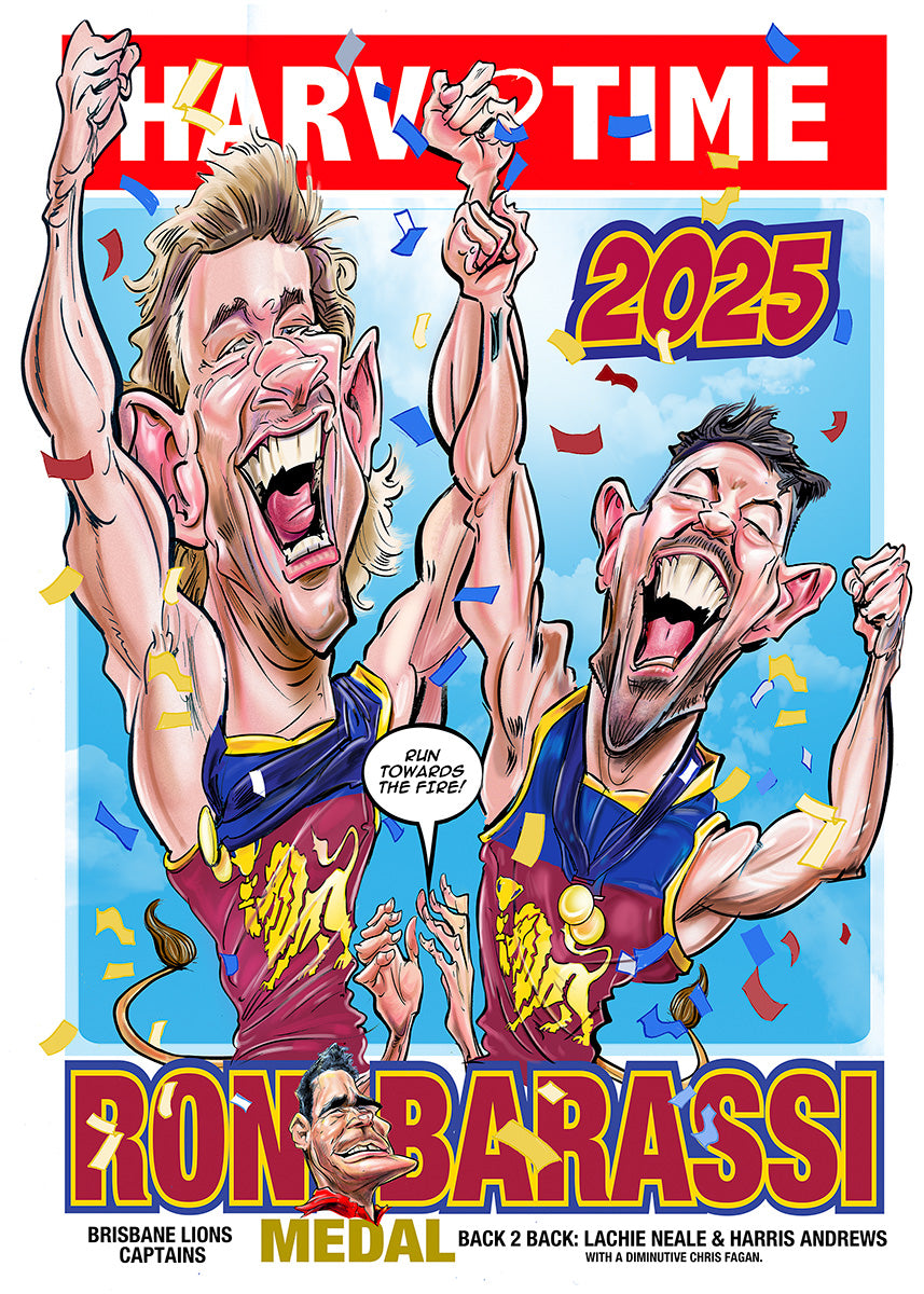 Lachie Neale & Harris Andrews - 2025 Ron Barassi Medalists