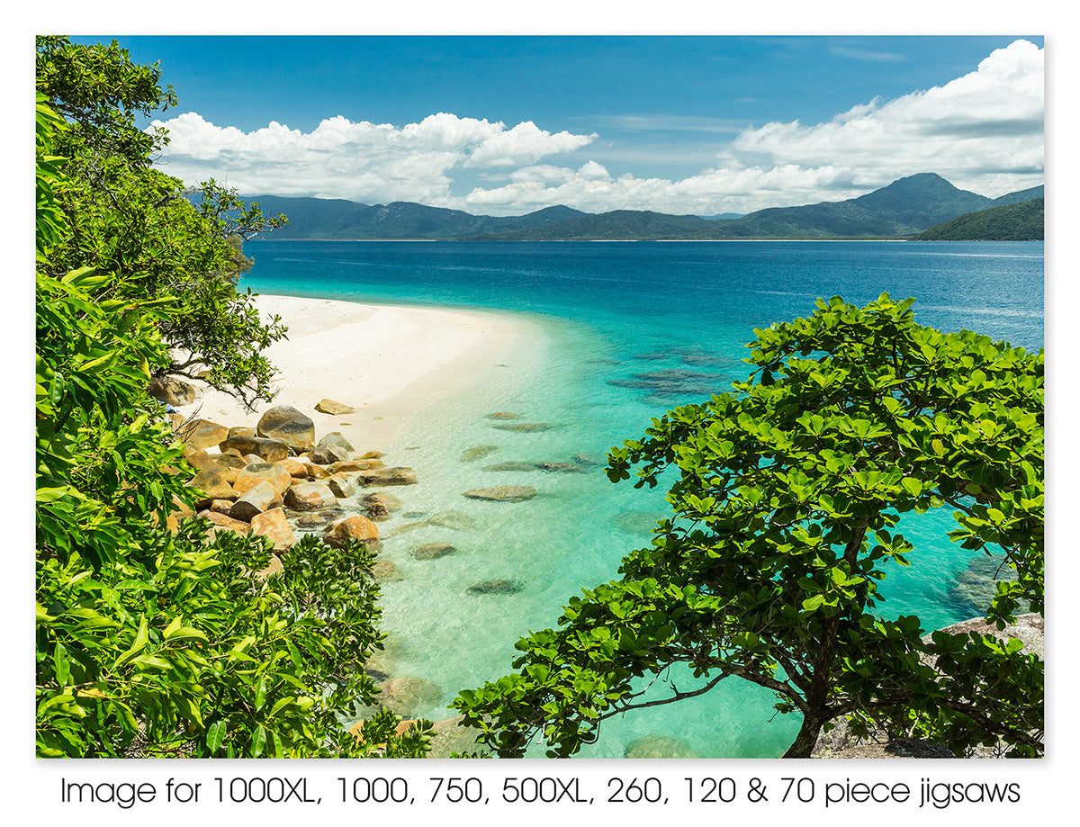 Nudey Beach views. Fitzroy Island, Great Barrier Reef, Cairns, QLD