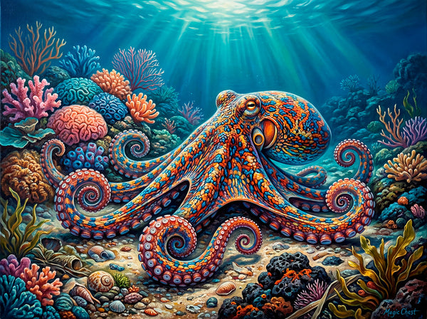 Vibrant Octopus (Landscape)