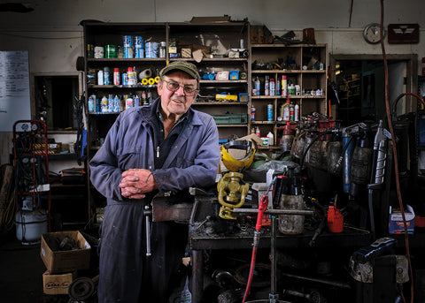 Ray Gilbert, Gilbert's Truck and Tractor Service in Camperdown