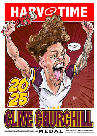 Reece Walsh - 2025 Clive Churchill Medal