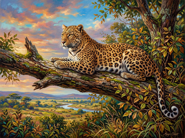 Resting Leopard (Landscape)