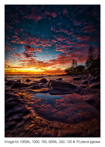 Rock Pool Sunrise, Burleigh Heads QLD