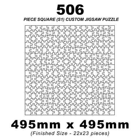 506 Piece Square (1:1) Custom Jigsaw 495 x 495mm