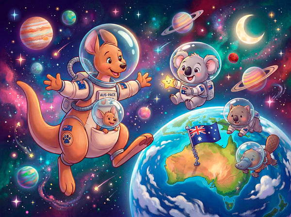 Space Explorers (Landscape)