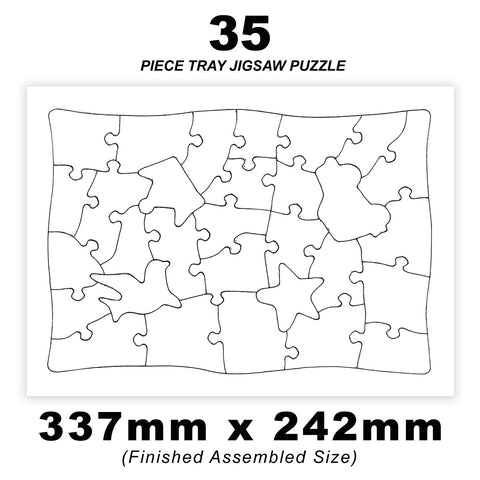 35 Piece Frame Tray Jigsaw Puzzle - 337mm x 242mm