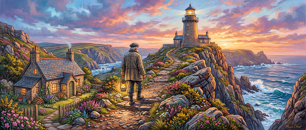 The Lighthouse and its Keeper (Panorama)