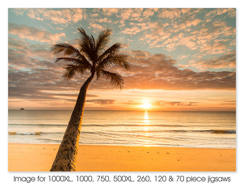 Tropical sunrise. Clifton Beach, Cairns, QLD
