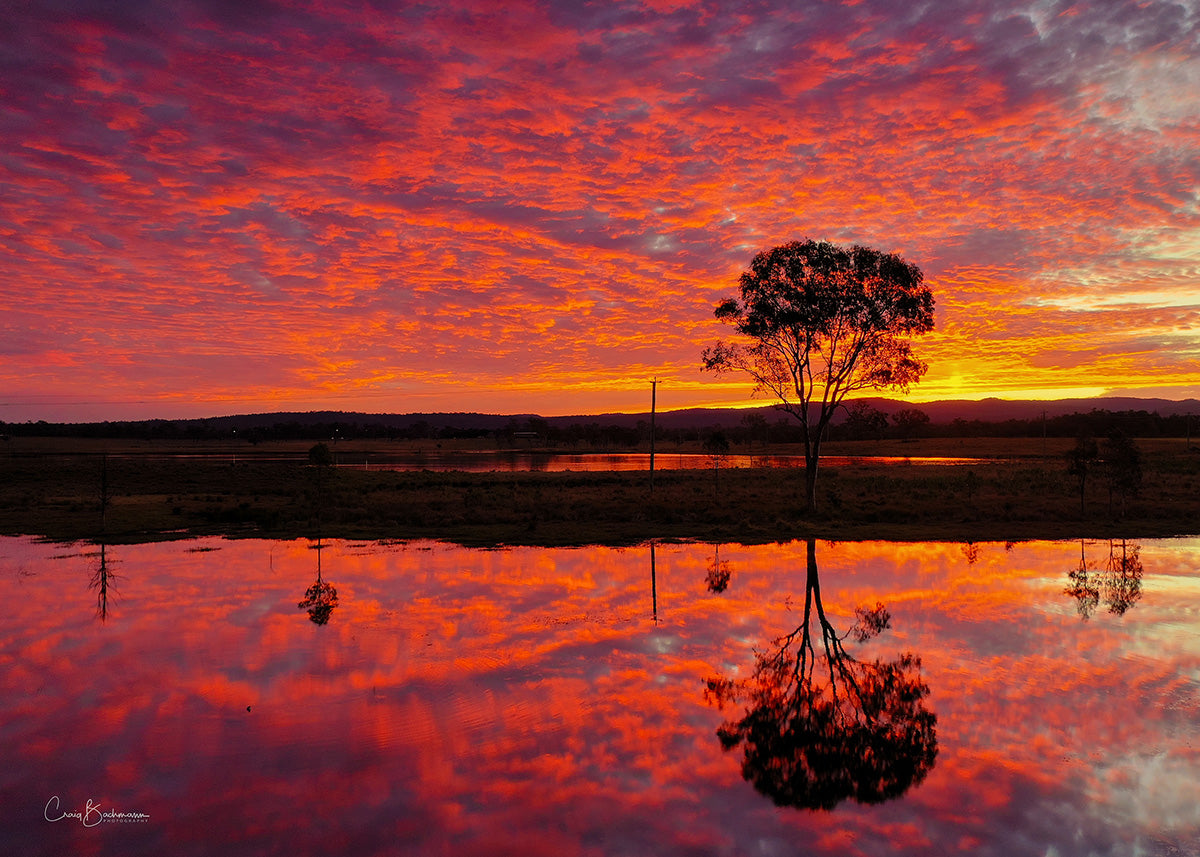 Winter Sunset - Lockyer Valley QLD