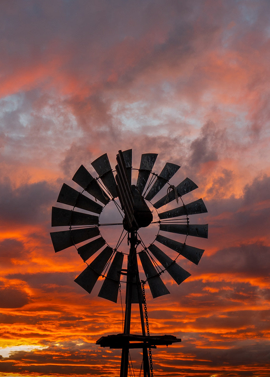 Windmill at Sunset