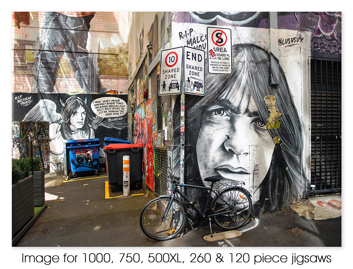 AC/DC Lane, Melbourne VIC – Jigsaw Gallery