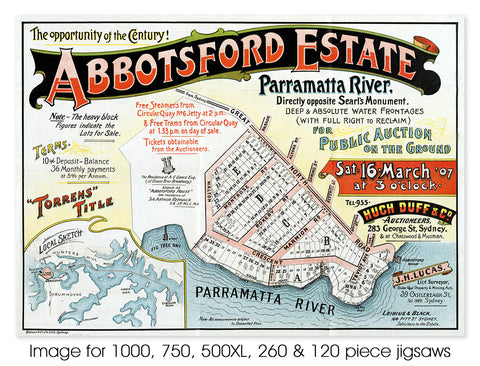 Abbotsford Estate, Parramatta River - 1907