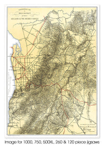 Adelaide Hills (topographical) - 1898