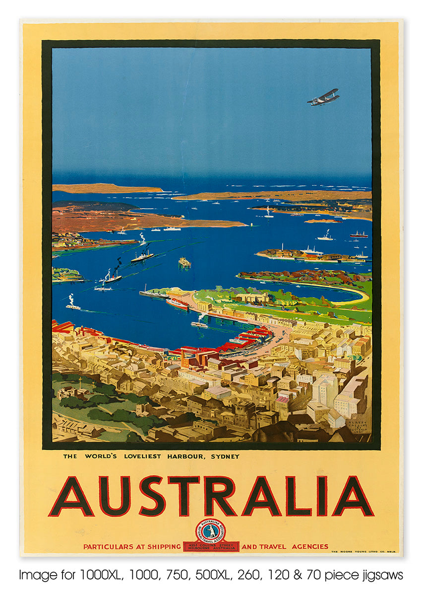 Australia. The world's loveliest harbour, Sydney - 1930
