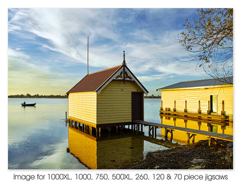 Boatsheds at Lake Wendouree, Ballarat VIC