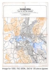 Canberra plan of city and environs, 1928 - 1929