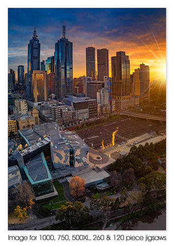 Federation Square Sunrise, Melbourne VIC