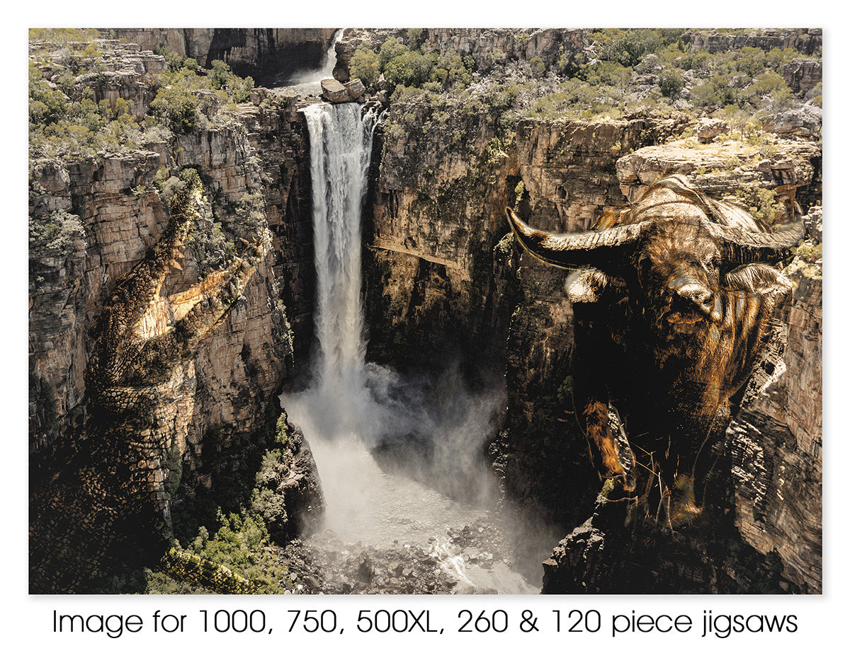 Jim Jim Falls, Croc & Buffalo, NT