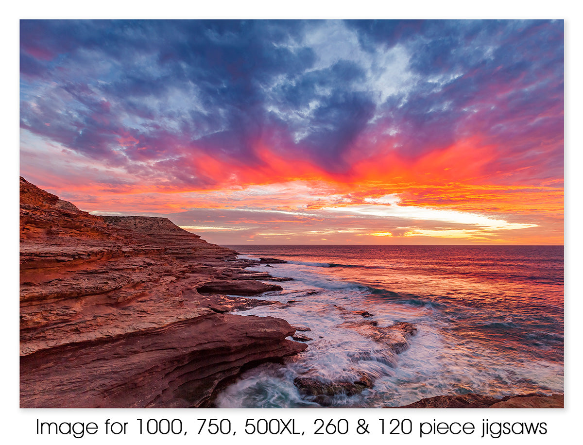 Kalbarri Cliffs Sunset, WA