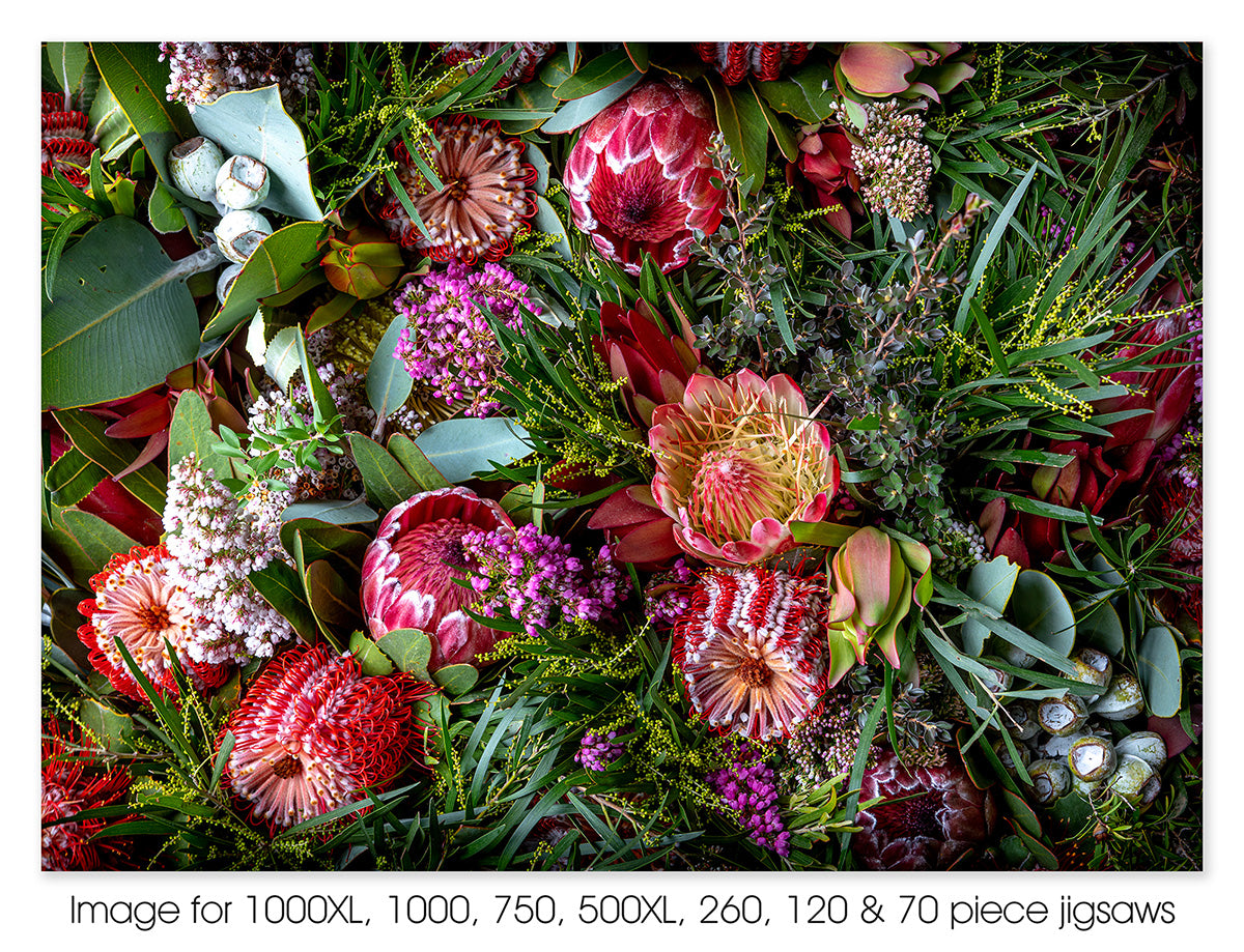 Australian Native Autumn Flowers Jigsaw Gallery