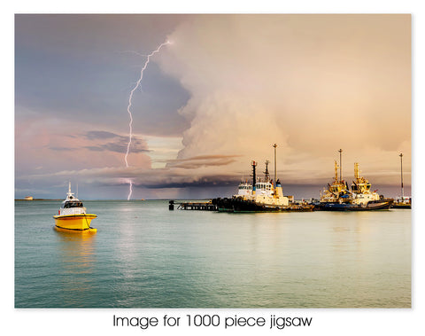 Lightning over Fort Hill Wharf, Darwin NT