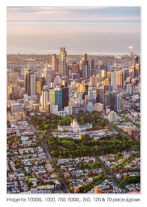 Melbourne City from Above, VIC