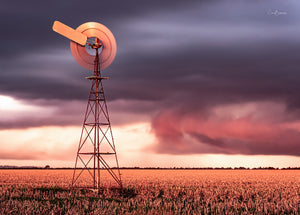 Norwin Windmill Sunset - Darling Downs QLD