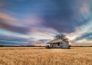 Old Brown House at Sunset - Lockyer Valley QLD