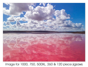 Pink Lake Clouds, Port Gregory WA