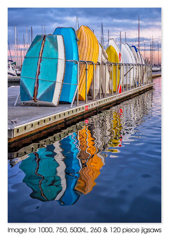 Rowboats at St Kilda Marina, Melbourne VIC