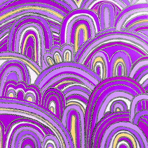 Purple Rainbows (Square)