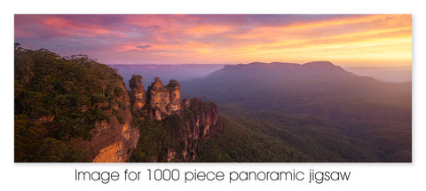 Sisters at Sunset - Katoomba NSW